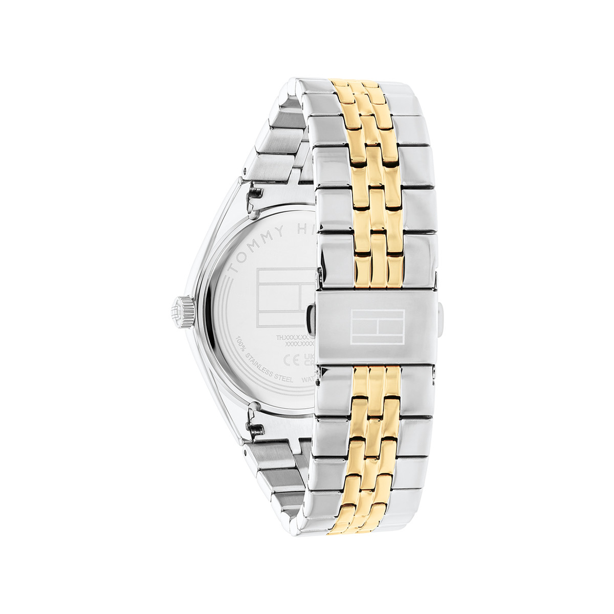 Montre TOMMY HILFIGER Monica femme bracelet acier bicolore jaune