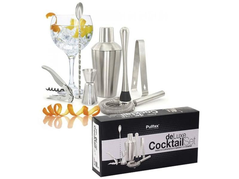 Pulltex Cocktail-Set Deluxe 0.5 l, Silber Cocktailset Starter-Kit