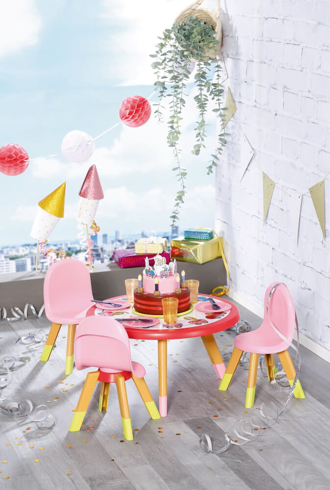 Zapf 831076 BABY born Happy Birthday Partytisch