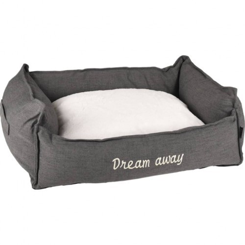 Cesta Dream Away para Cães com Zíper, Cinza
