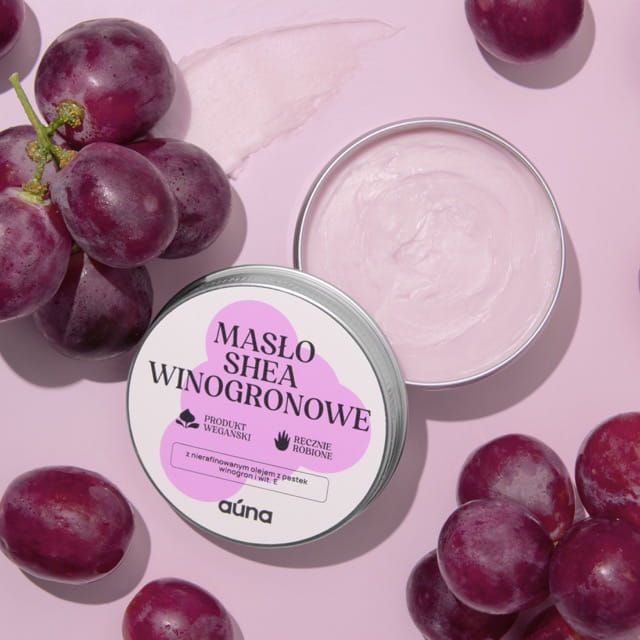 Auna Vegan Trauben-Shea-Butter mit Traubenkernöl und Vitamin E
