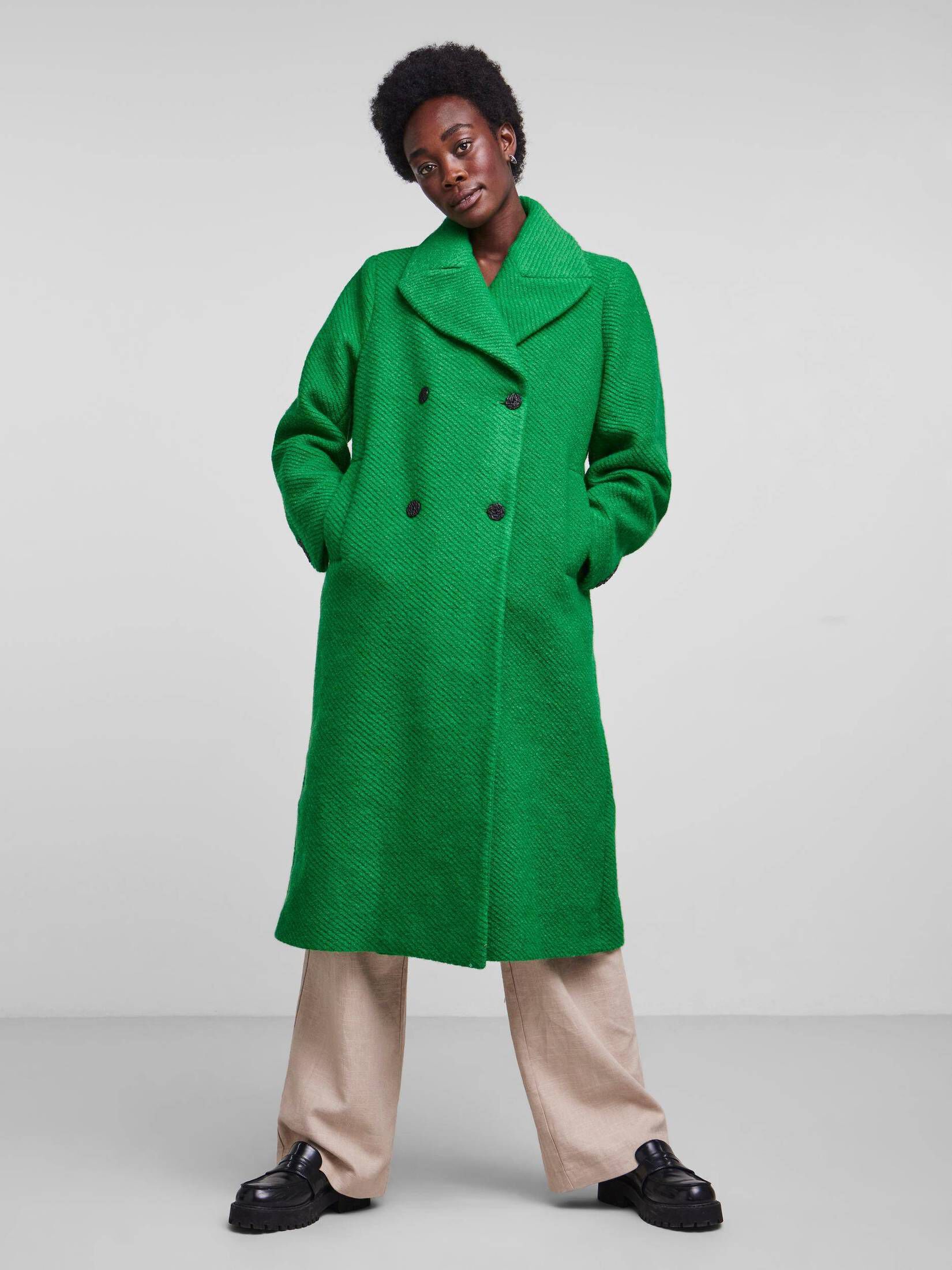 YAS| Damen Mantel YASINFERNO mit Wolle