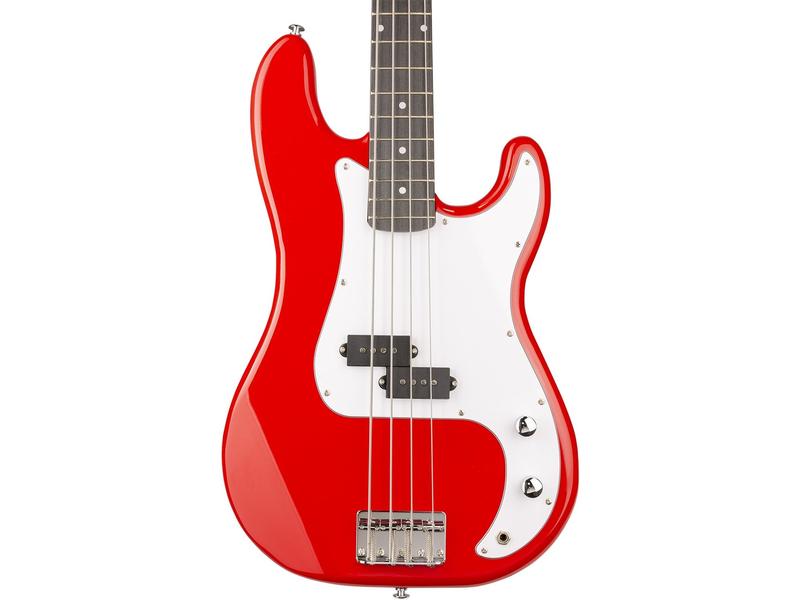 MAX E-Bass GigKit Rot Bass Gitarrenset