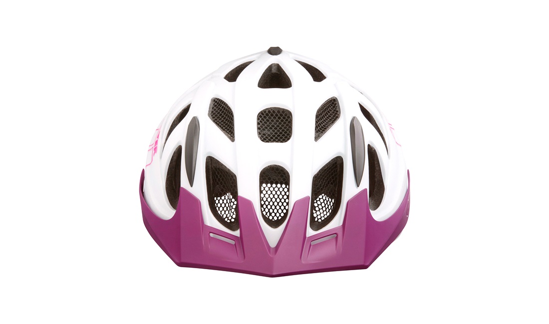 Lazer J1 mat hvid pink jr. unisize 52-56cm
