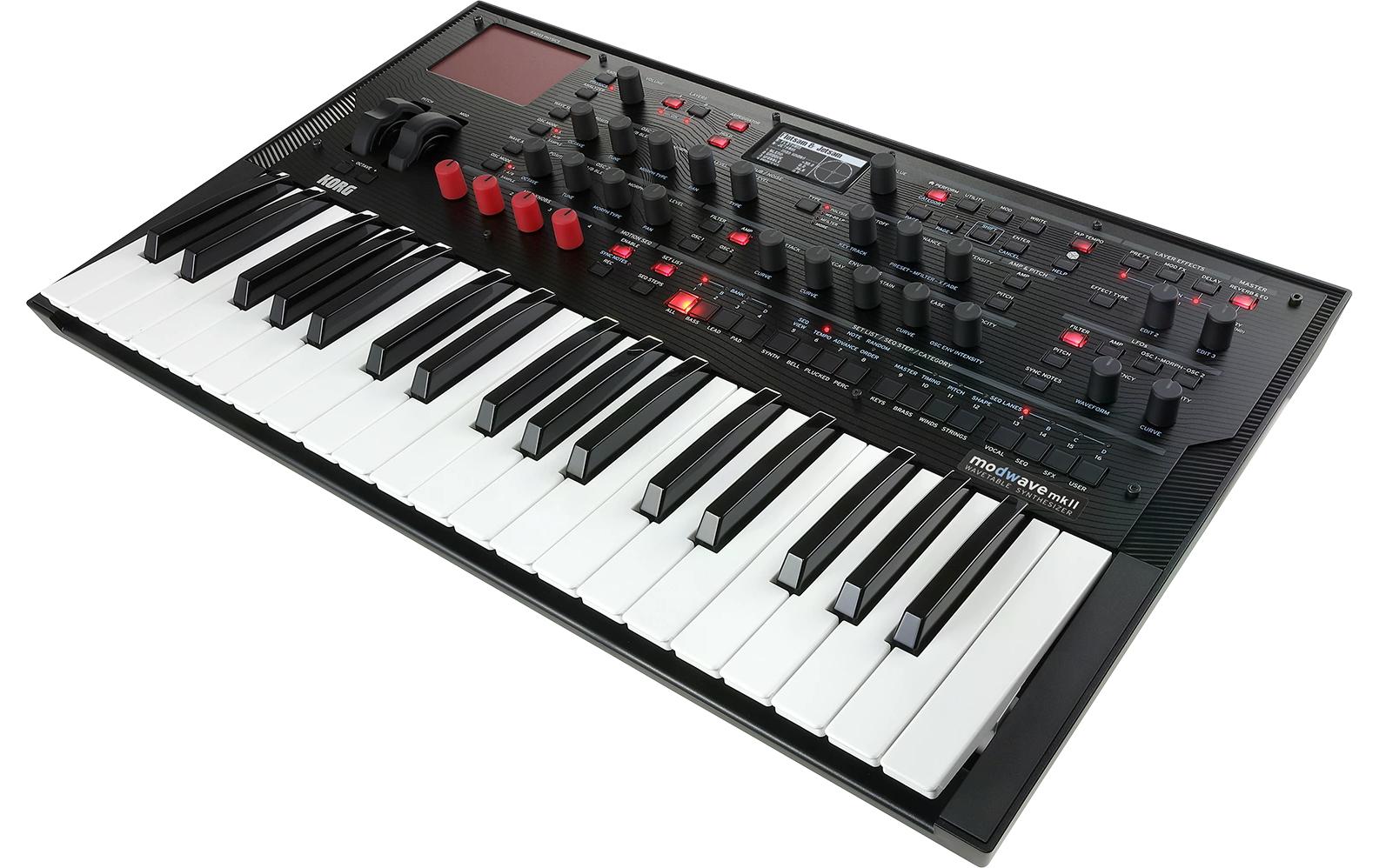 Synthesizer modwave mk II<br>Synthese-Engine mit einzigartigen Wavetable-Klängen
