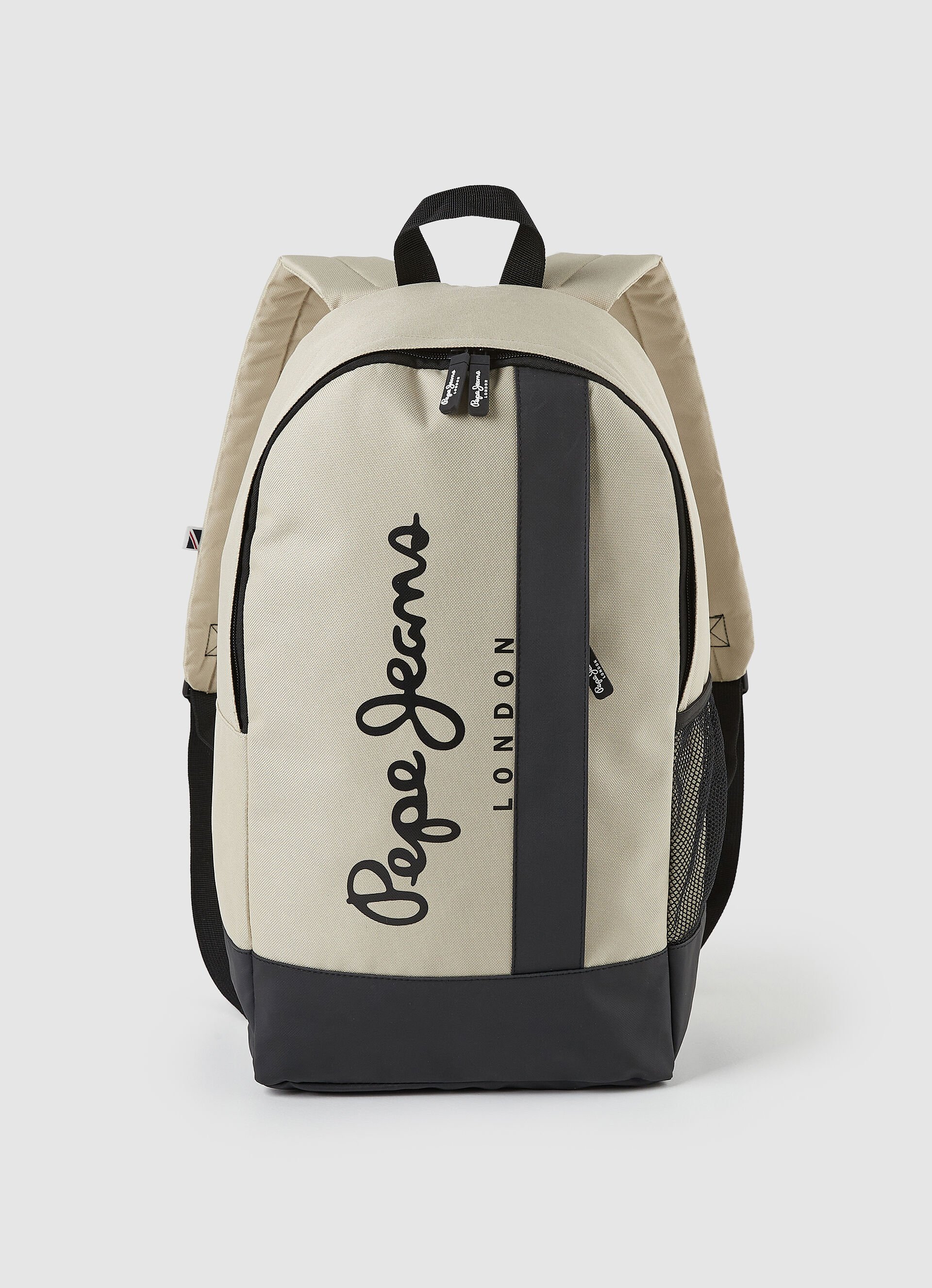 Mochila de viagem com logotipo estampado - Stowe bege, tamanho único