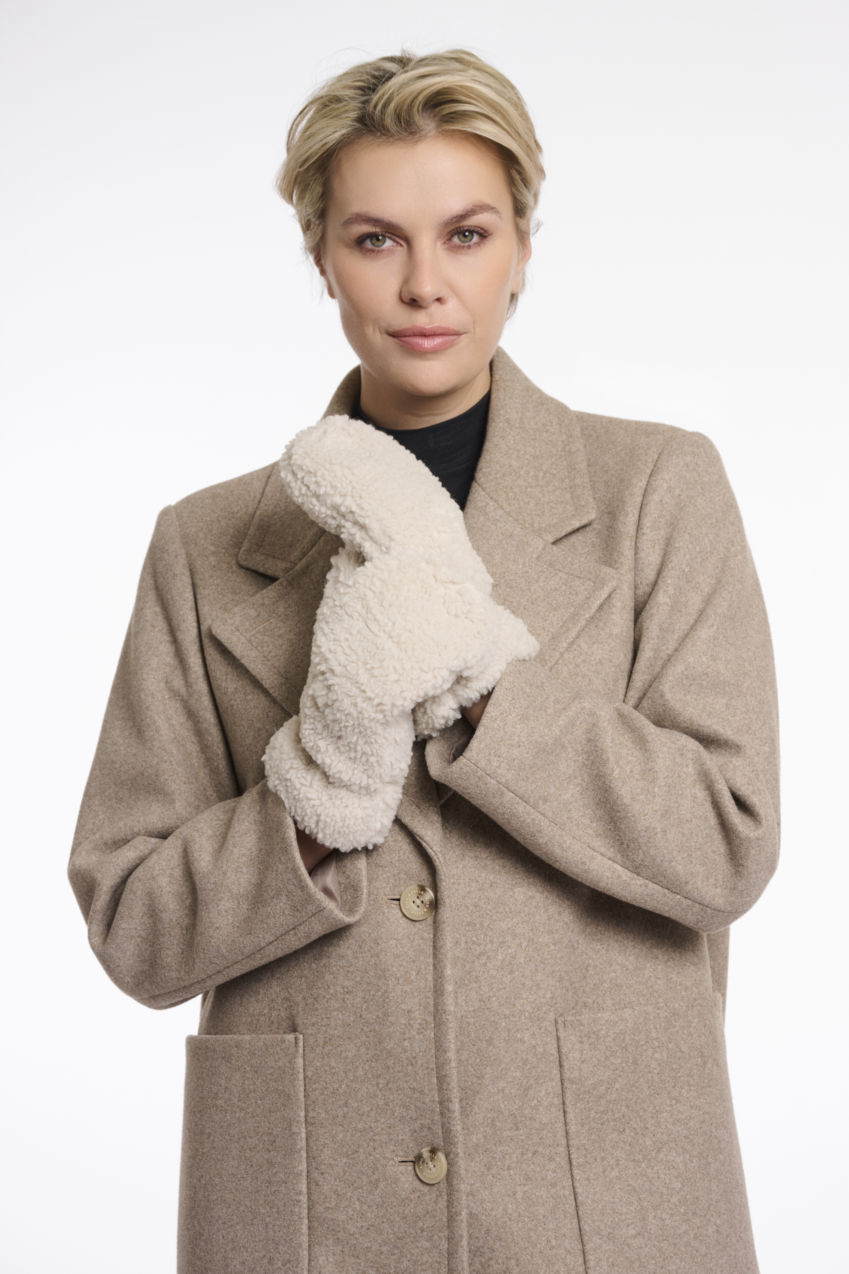Rino & Pelle - Aleida Teddy Gloves - Birch