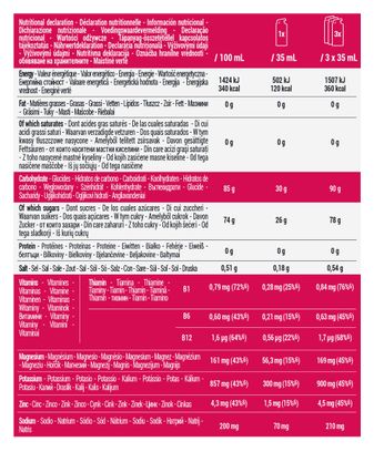 Gels énergétiques Decathlon Nutrition Energy Gel  Fruits rouges - 6x35ml
