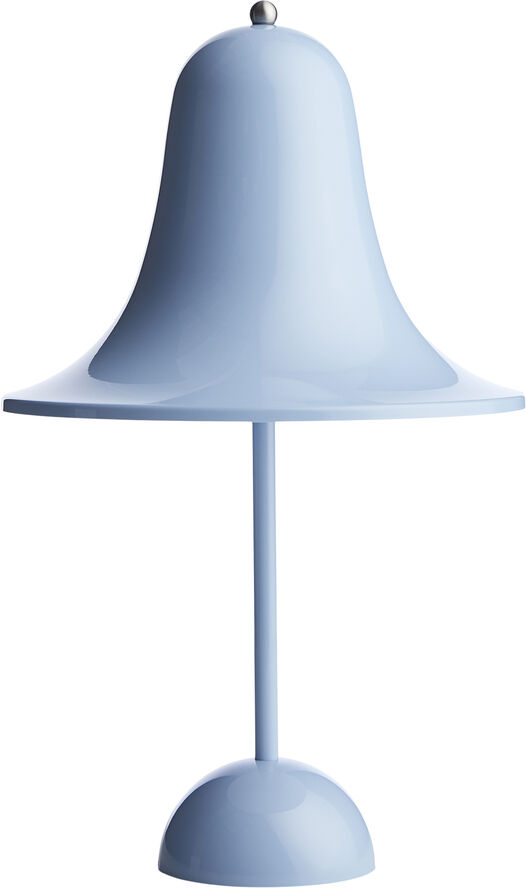 Verpan Pantop Ø18 Portable Table Lamp Light blue