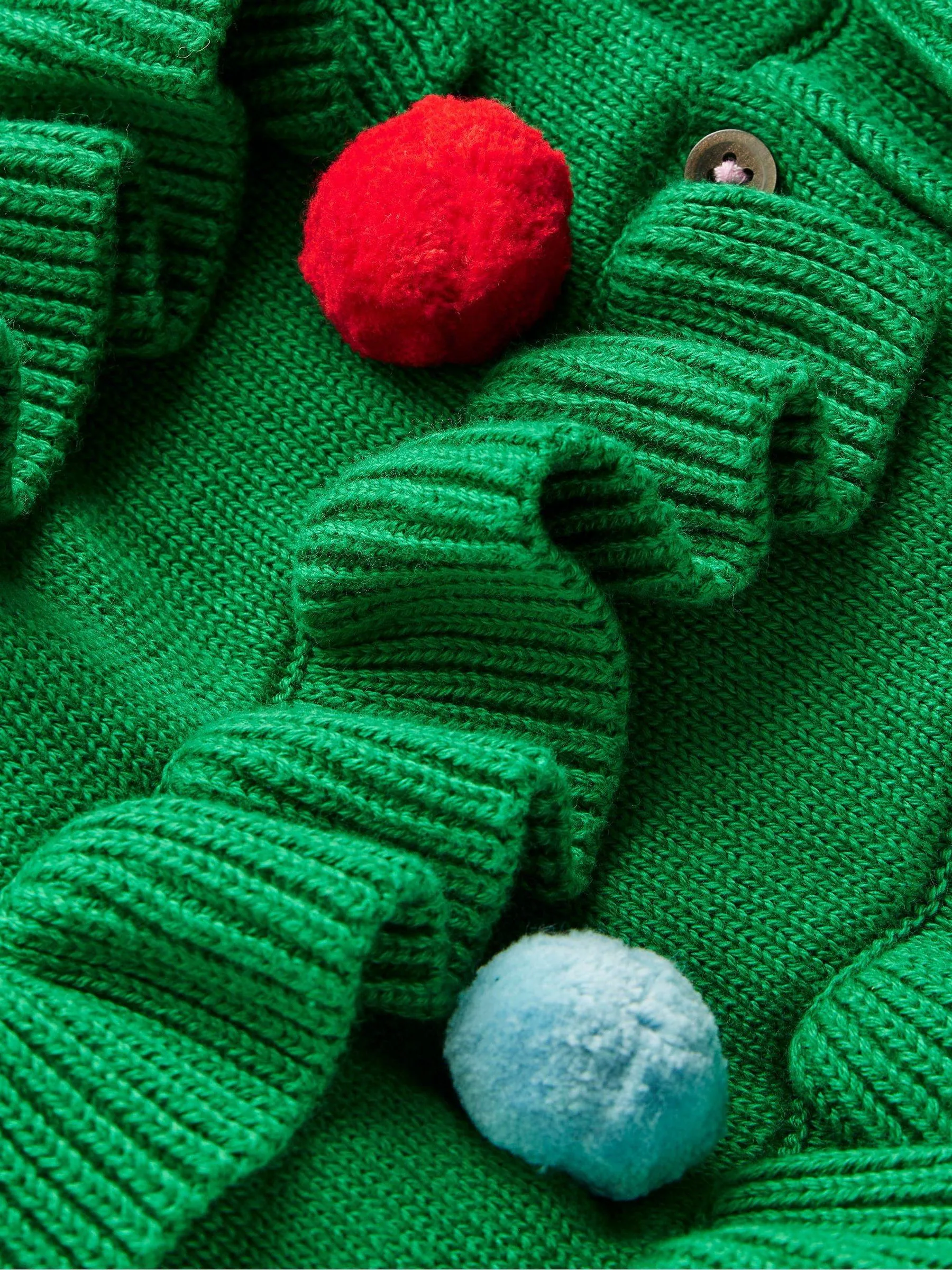 Boden Christmas Logo Cardigan