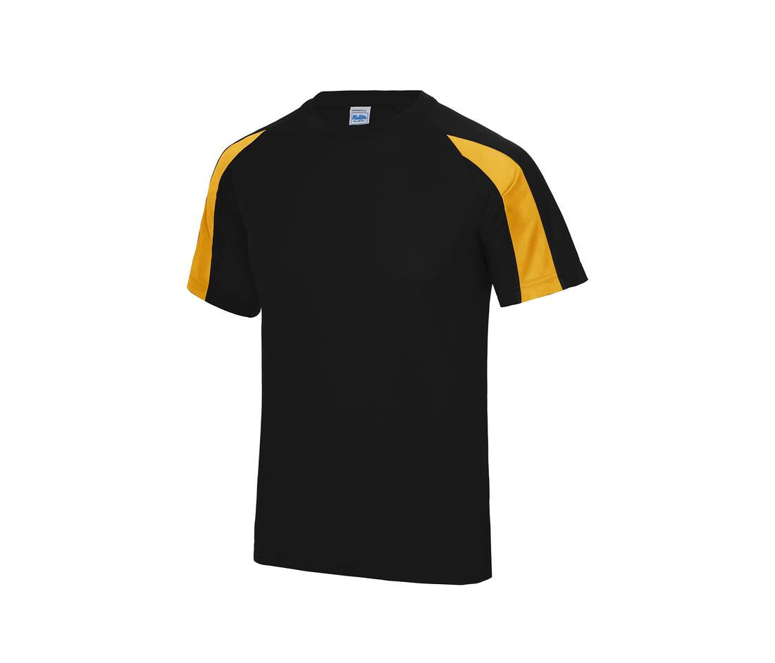 JUST COOL JC003 - Tee-shirt de sport contrasté