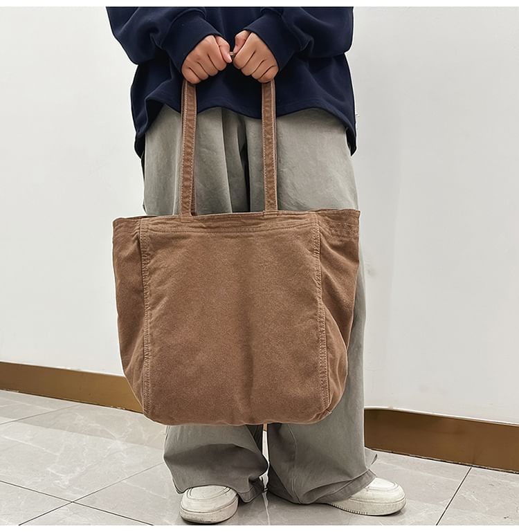 Hikuozy - Effen canvas tas