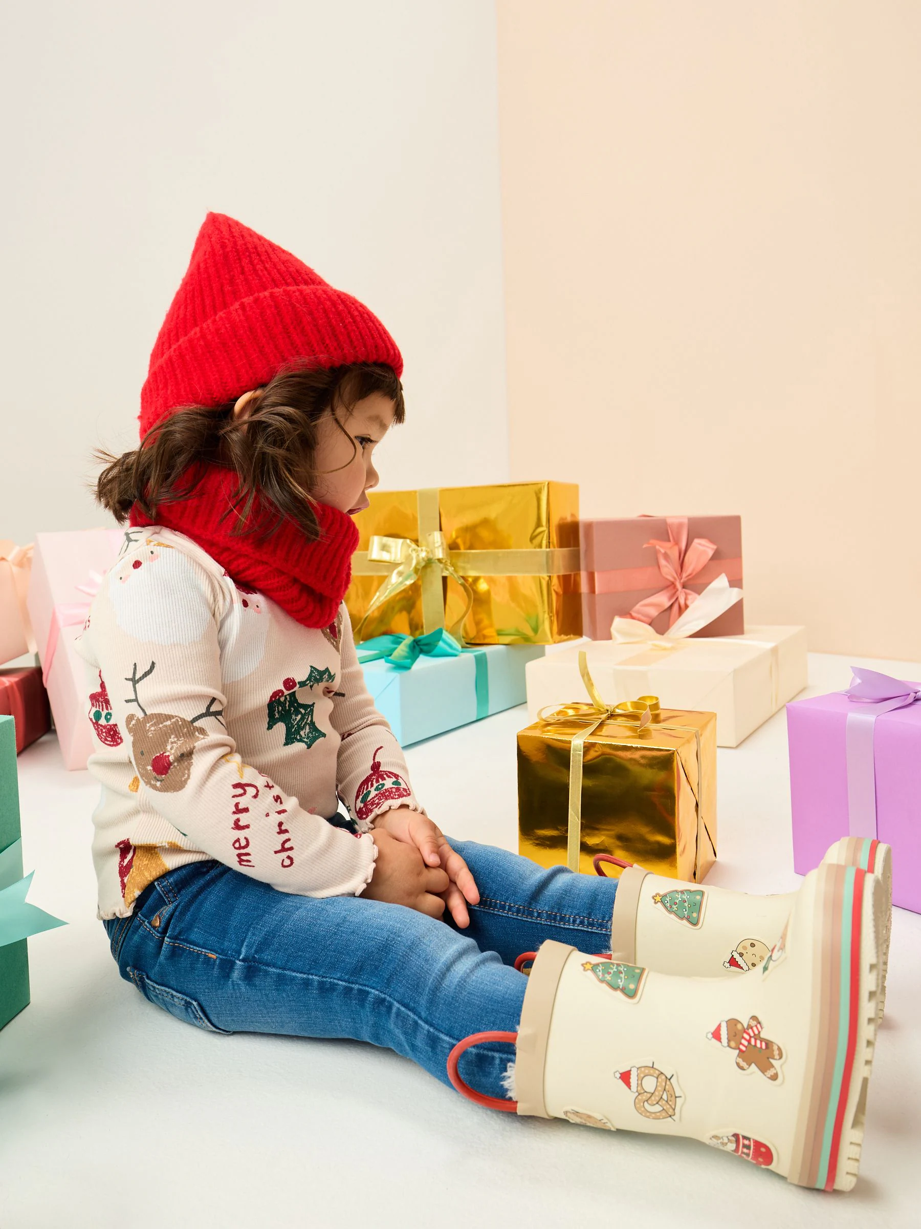 Neutrale kerst - Laarzen met handgreep