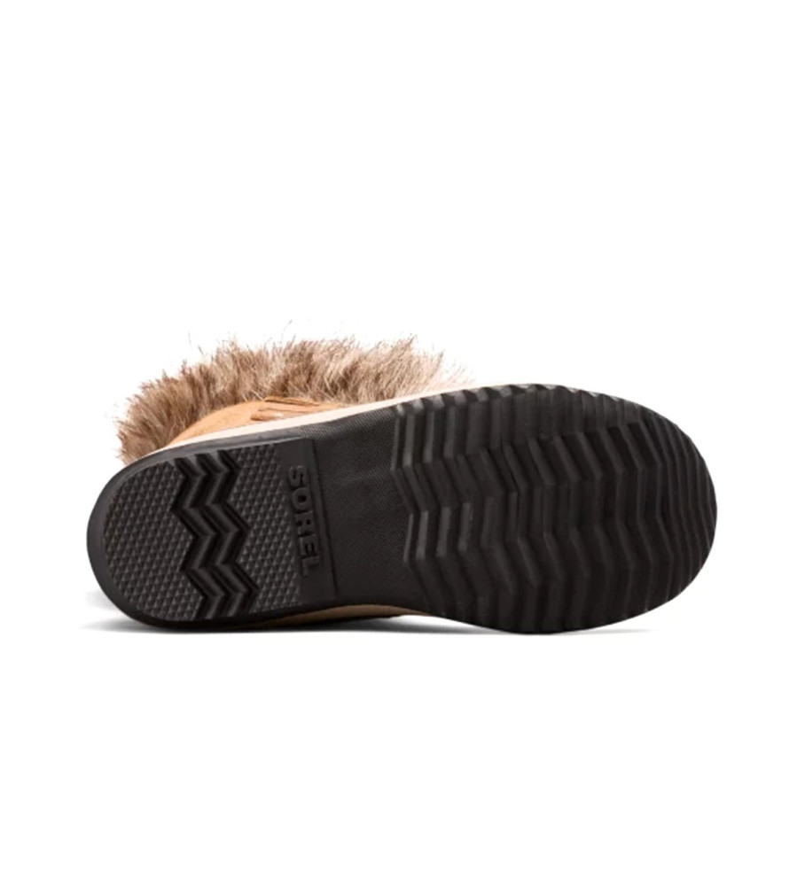 Botas de neve Sorel Joan of Arctic DTV em couro marrom