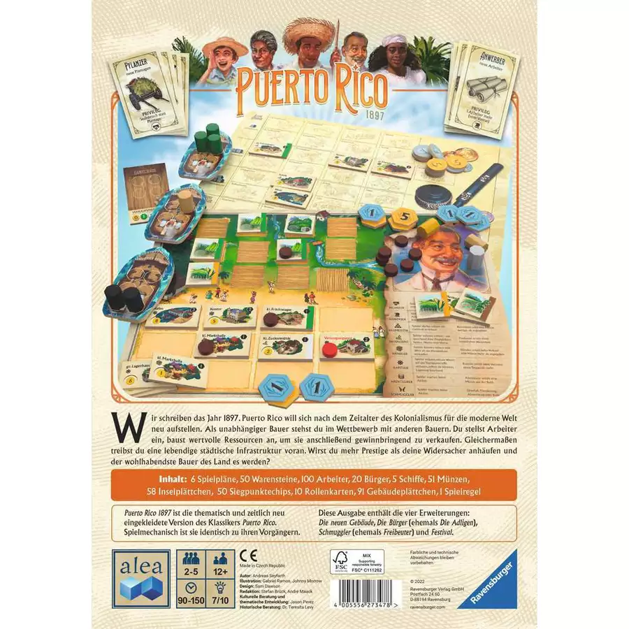 Ravensburger Puerto Rico 1897 bunt