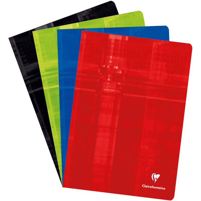 Cahier piqué Clairefontaine Metric A4 21 x 29,7 cm grands carreaux 48 pages