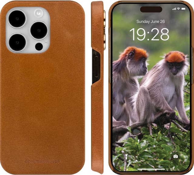 Dbramante1928 Lynge iPhone 15 Pro pungetui (brun)