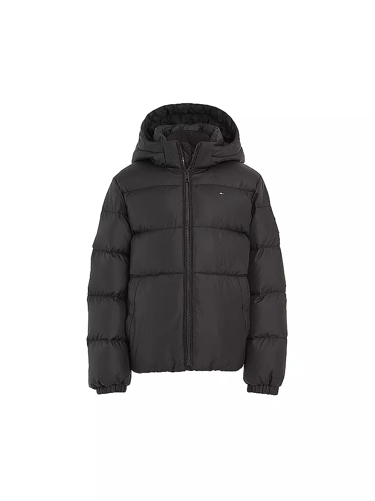 TOMMY HILFIGER Jungen Steppjacke schwarz