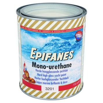Epifanes mono-urethane jachtlak hoogglans nr. 3201 fleet wit 750 ml