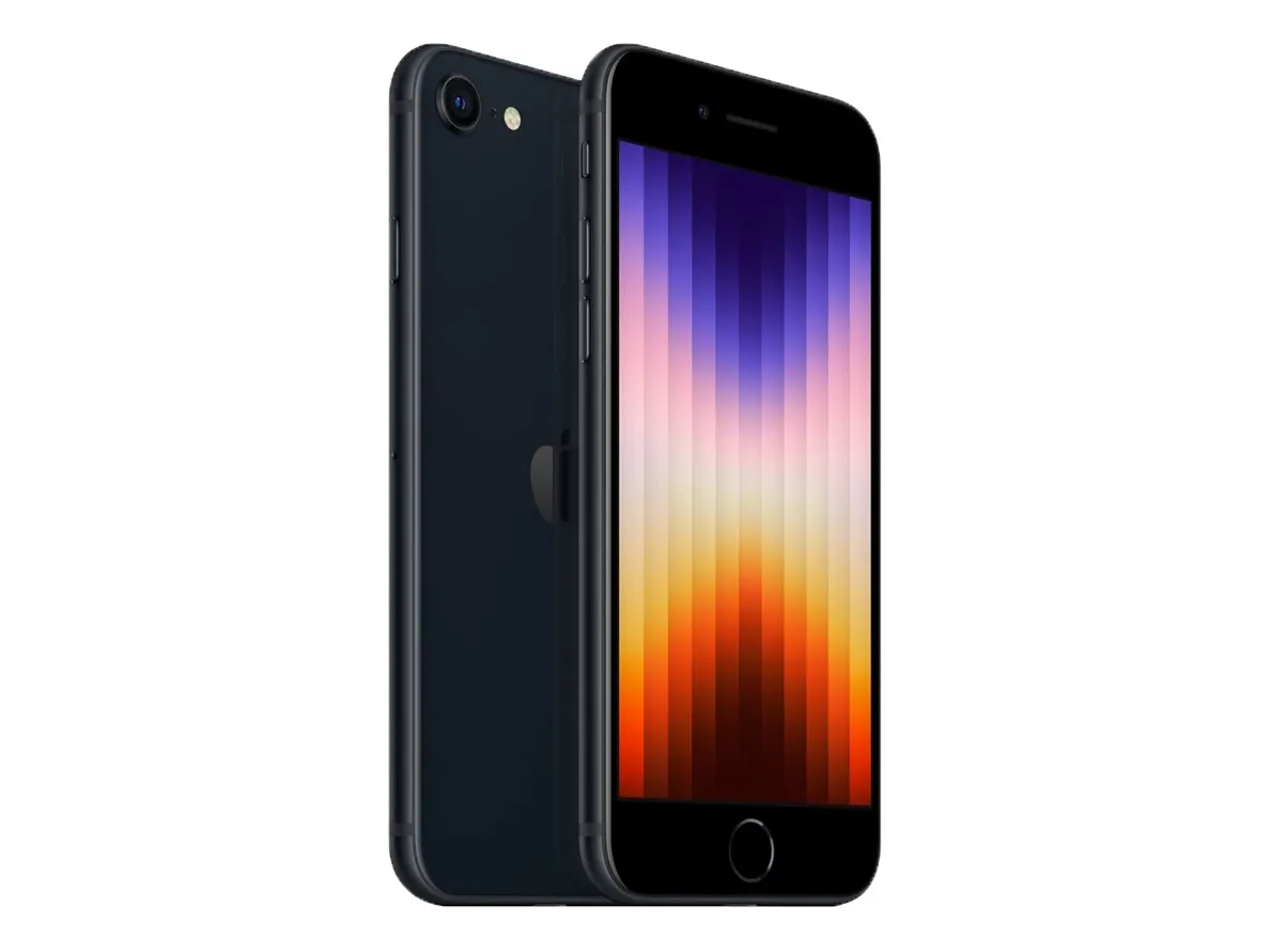 Apple iPhone SE (3rd generation) - 5G smartphone - dual-SIM / Intern hukommelse 64 GB - LCD-skærm - 4.7