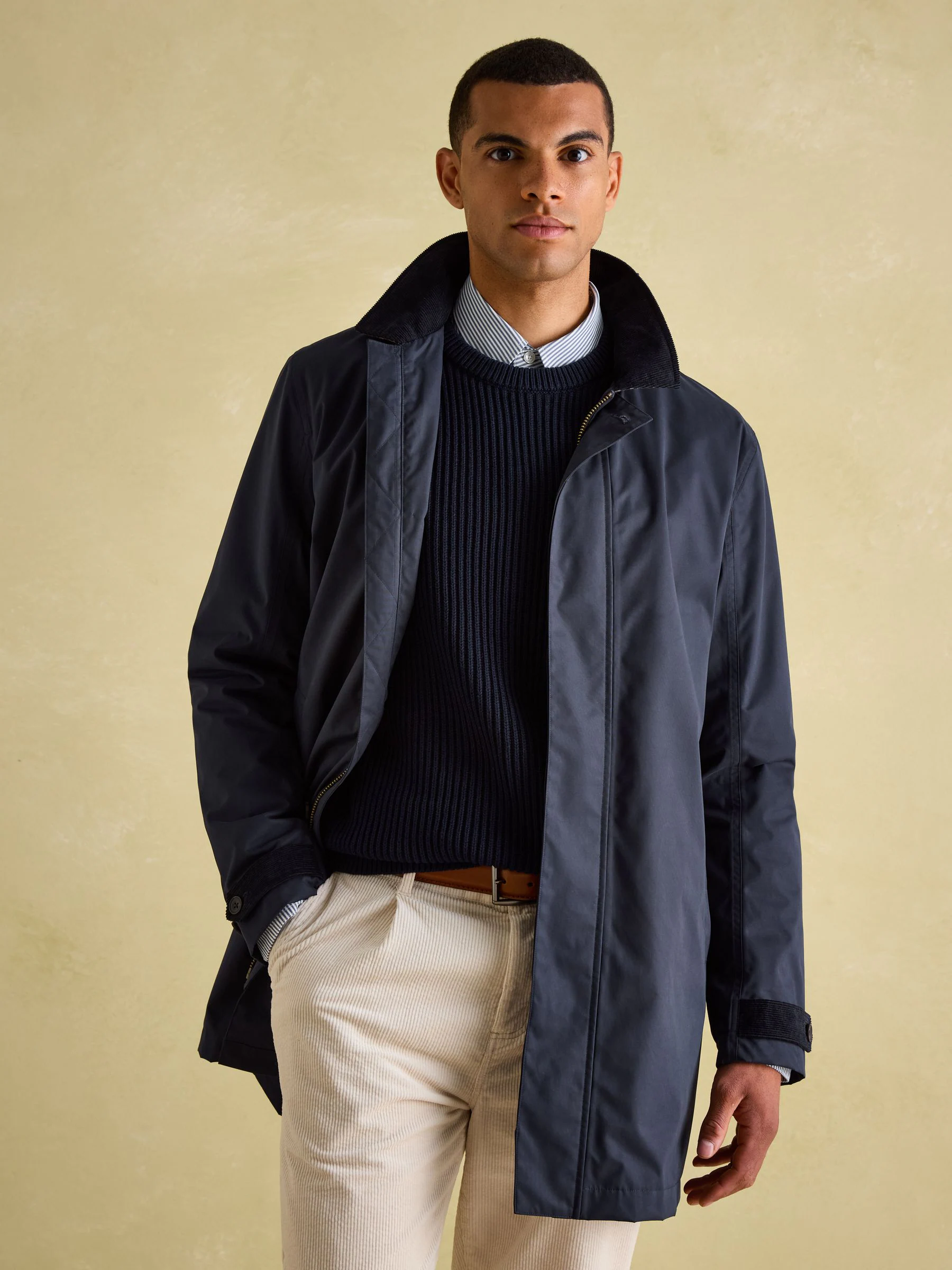 Donkerblauw - Joules Sandford waterdichte regenjas