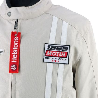Blouson Helstons BOXER MOTUL TEXTILE - Gris