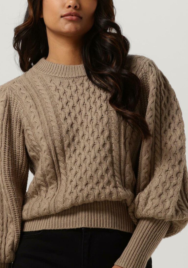 MSCH COPENHAGEN bruine msch copenhagen trui iveta peony pullover