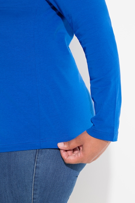 Shirt, Rollkragen, Slim, Langarm