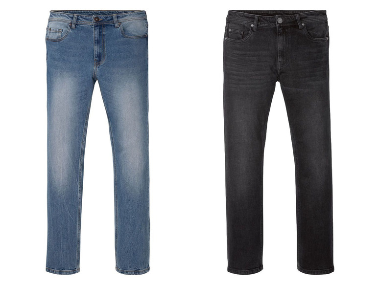 Jeans voor heren, straight fit, biokatoen en elastaan