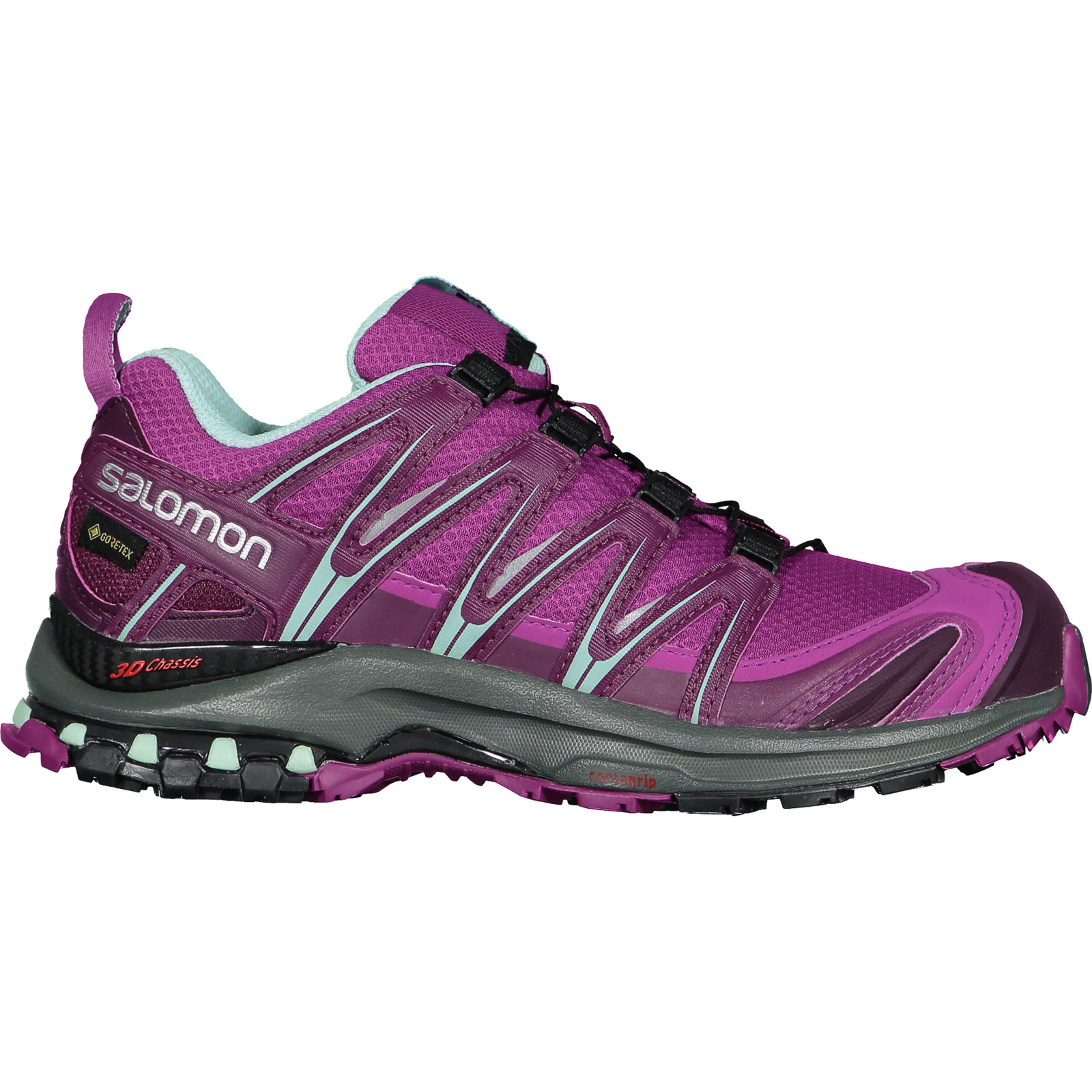 Damen-Multifunktionsschuh Salomon XA Pro 3D GTX hellgrau, 36 2/3