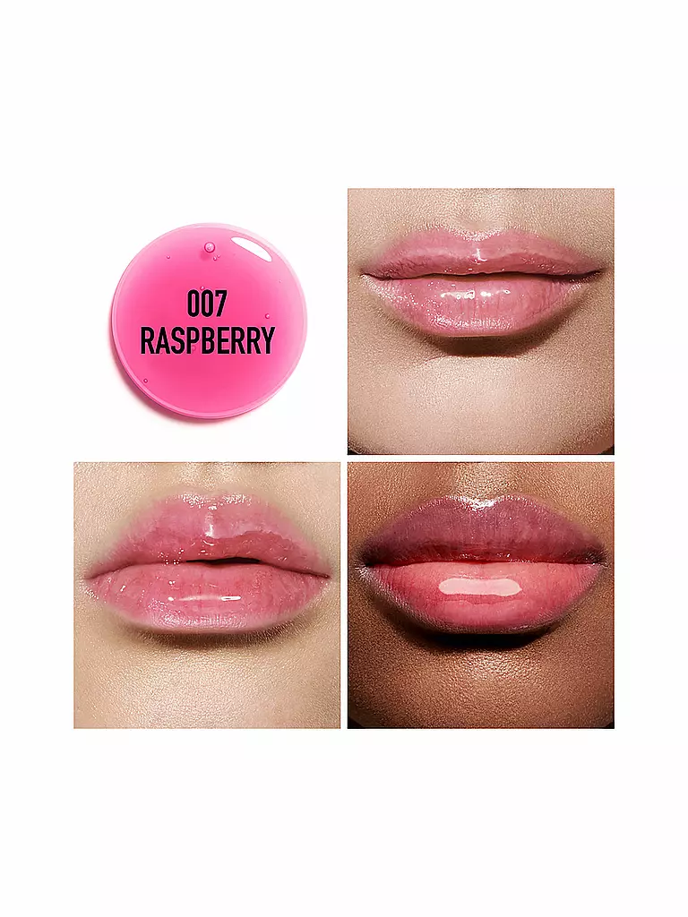 DIOR Lippenstift - Dior Addict Lip Glow Oil (007 Raspberry) rot