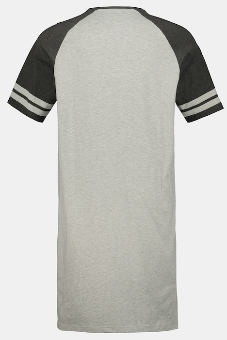 Nachthemd, Halbarm, bis Gr 8XL
