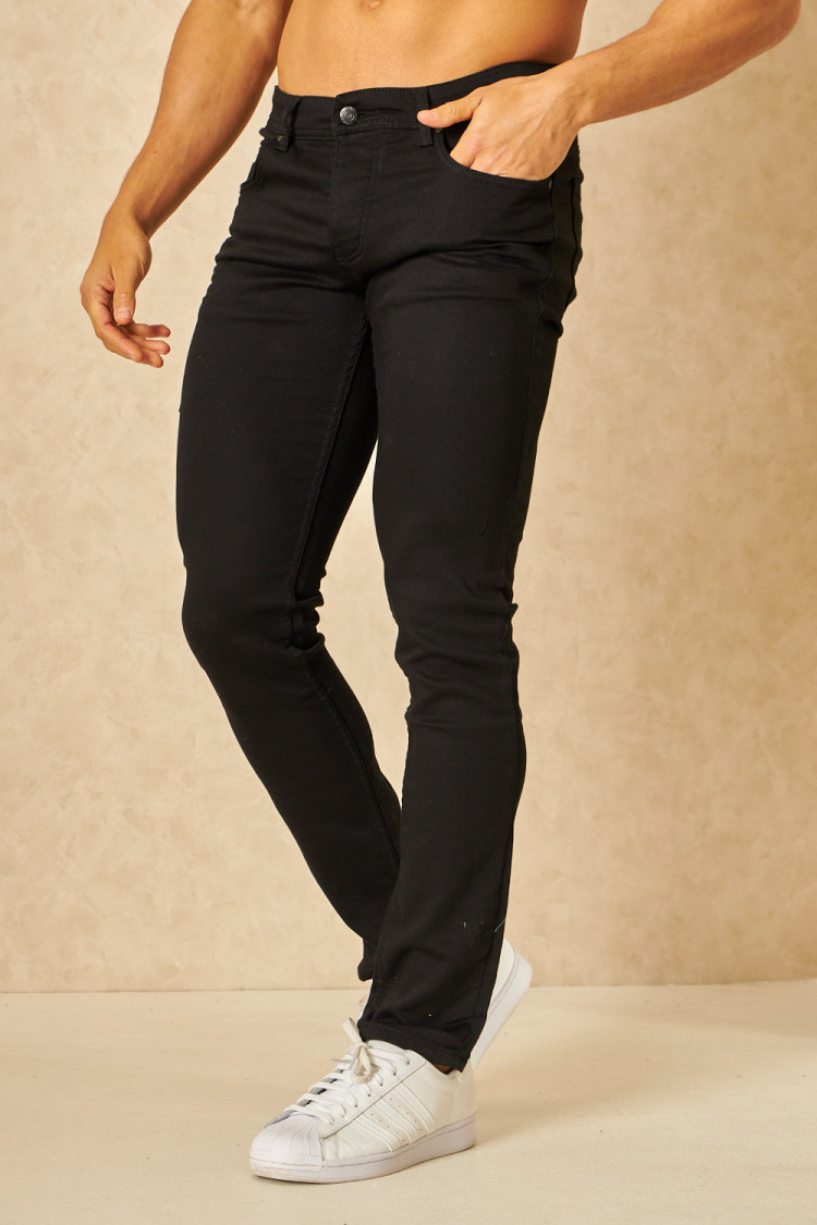 Jeans slim noir basic