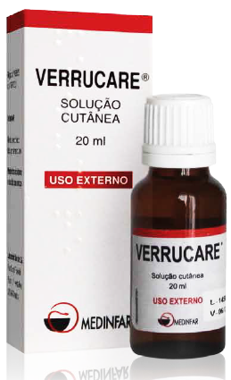 Verrucare, 100/5mg/mL-20mL x 1 sol cut gta