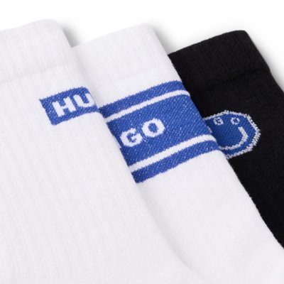 Chaussettes homme 3P Blue Design 10263064 HUGO
