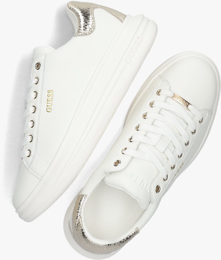 GUESS witte guess lage sneakers vibo