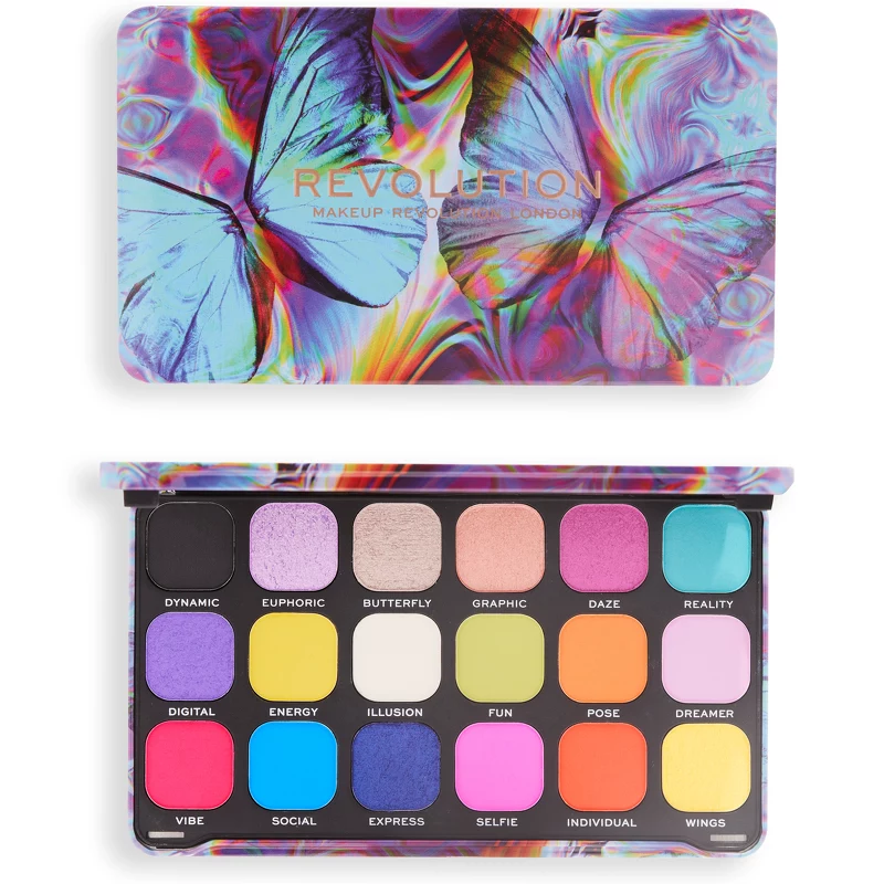 Makeup Revolution Forever Flawless Shadow Palette 19,8 gr. - Digi Butterfly