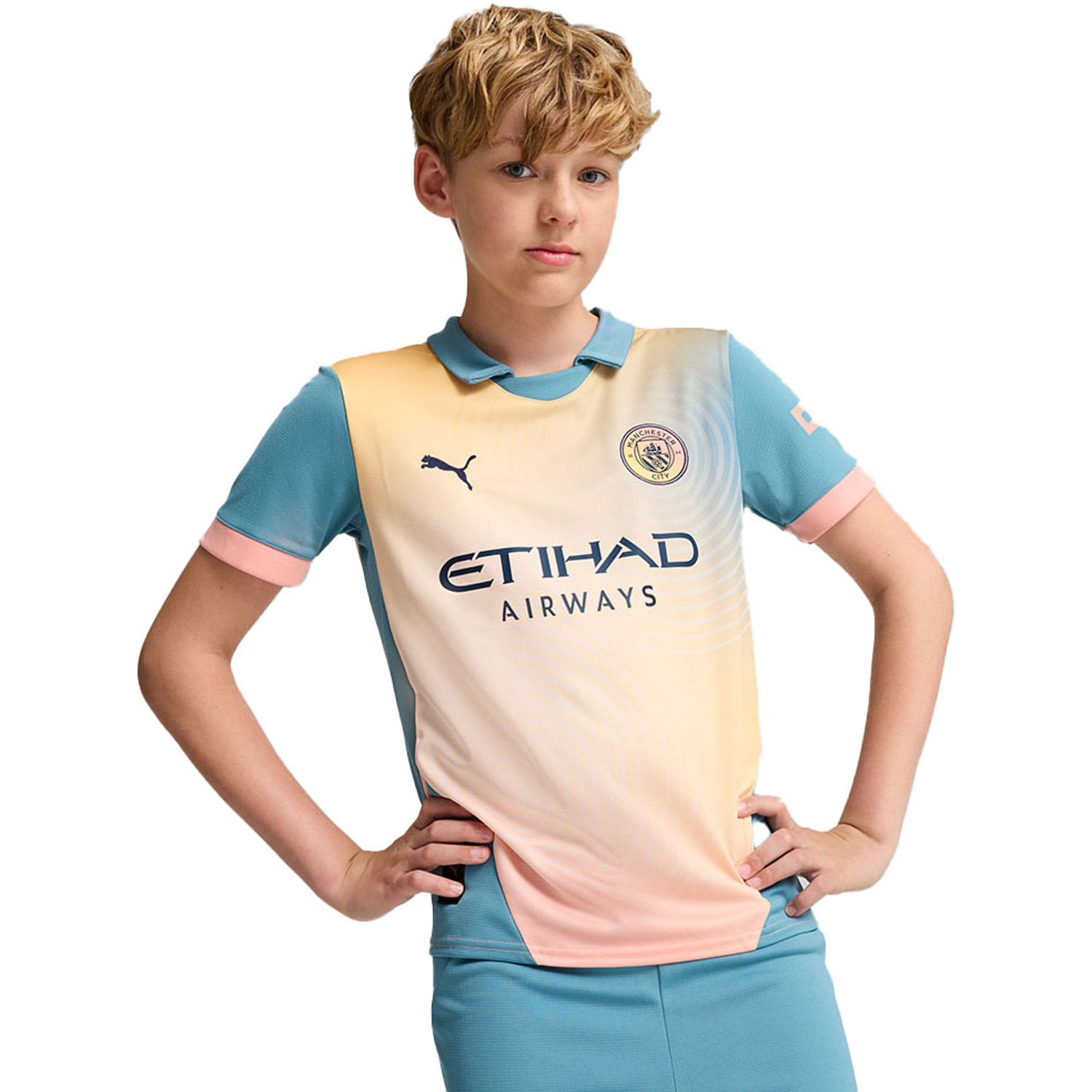 Puma Manchester City 4th Shirt Kids 2024/2025