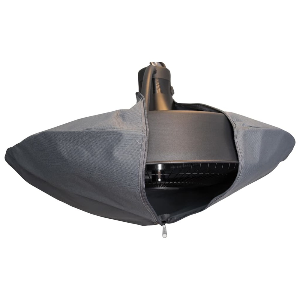 Housse pour chauffage suspendu retro gris