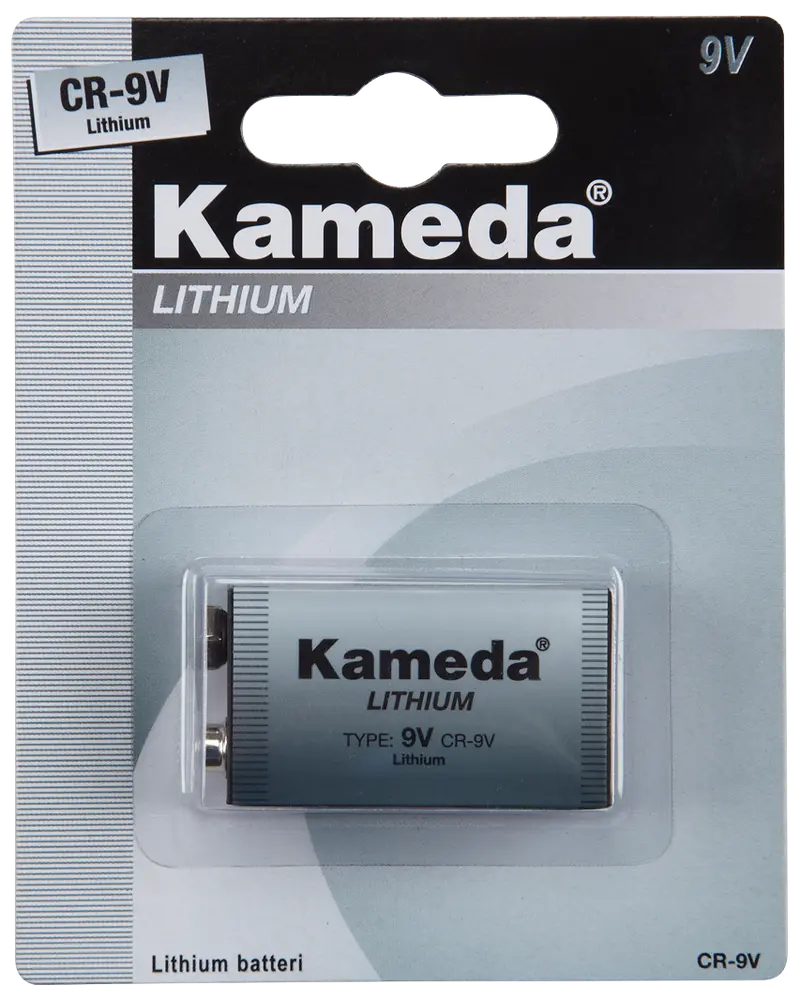 Kameda Lithium batteri - 9 V