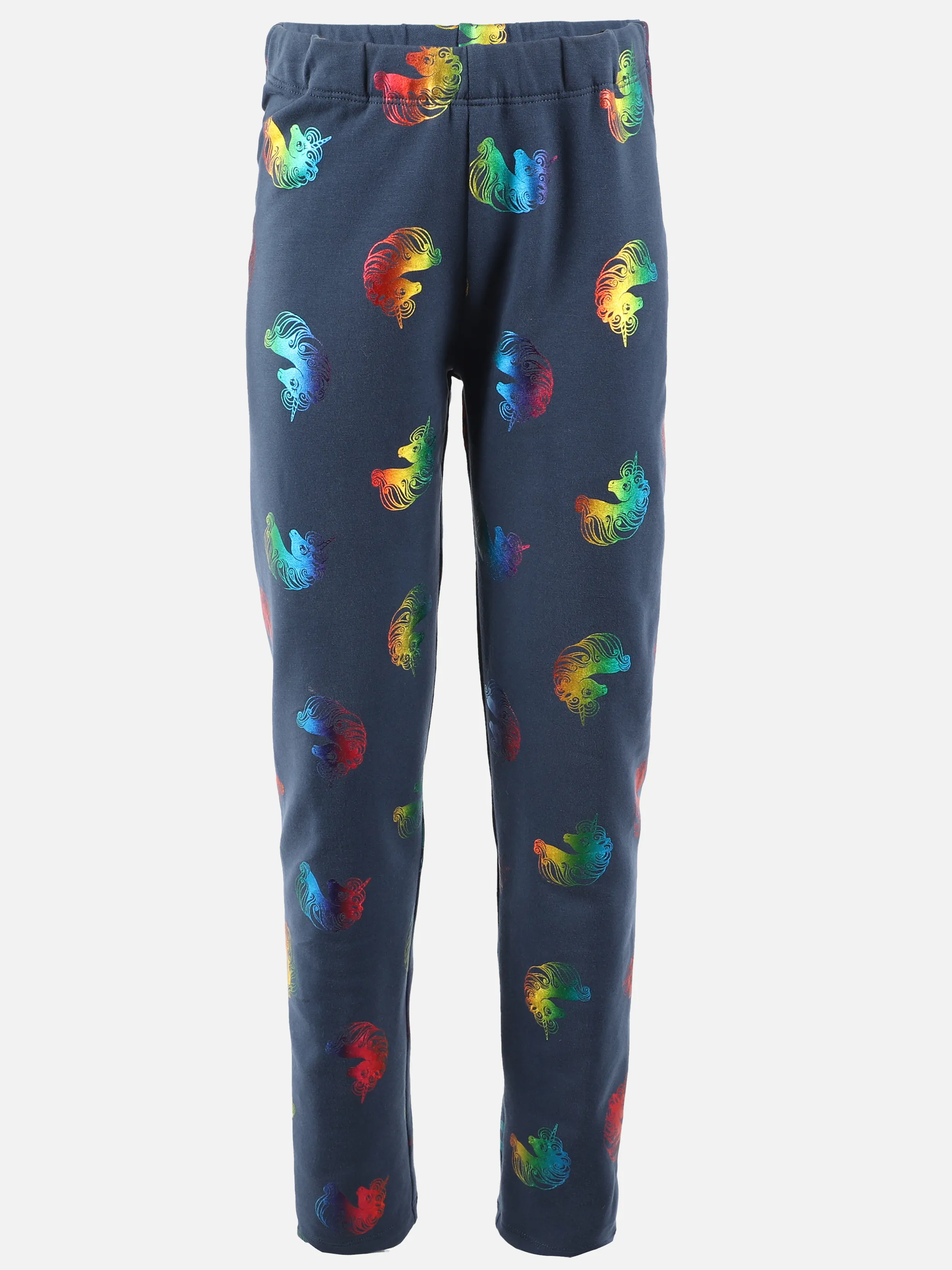 Mädchen Leggings mit Alloverprint Einhorn