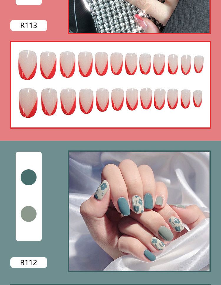 Fainie - Print Faux Nail Tips