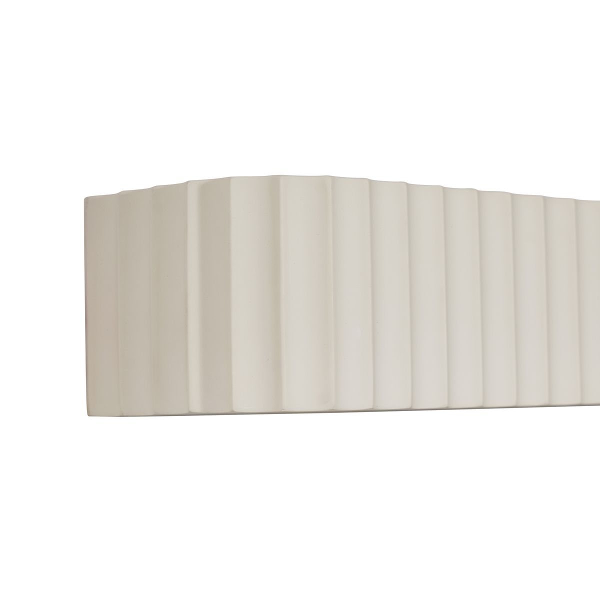 Scandinavische wandlamp beige langwerpig 2-lichts - Plaster