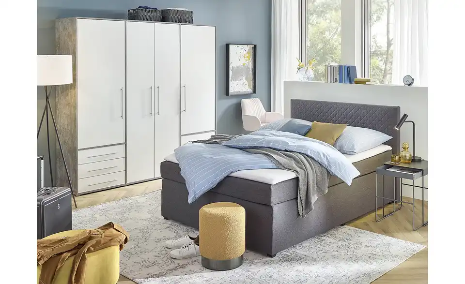 Boxspringbett Kety 140 cm Grau