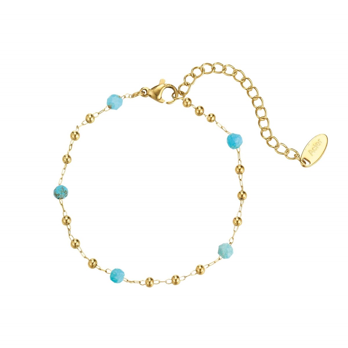 Bracelet Rosaire Chalchite