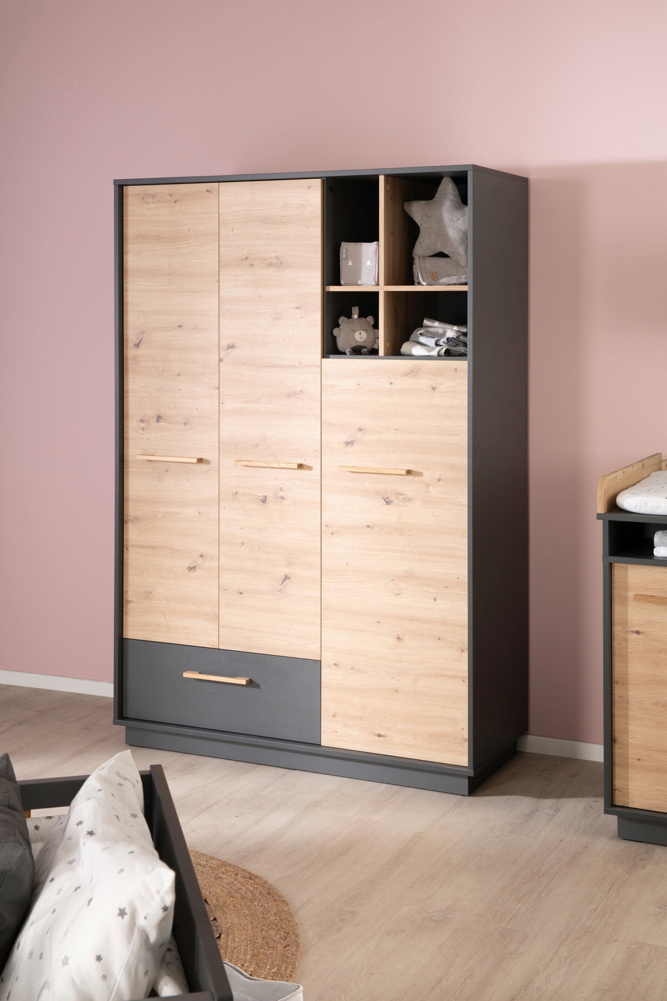 roba Kleiderschrank 3-türig Lenn