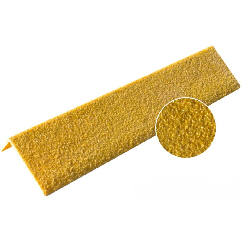 Nez de marche antidérapant Polygrain XL 70 x 30 x 1900 mm