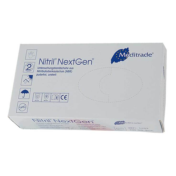 Nitril Einmal Handschuhe puderfrei klein, 100 St