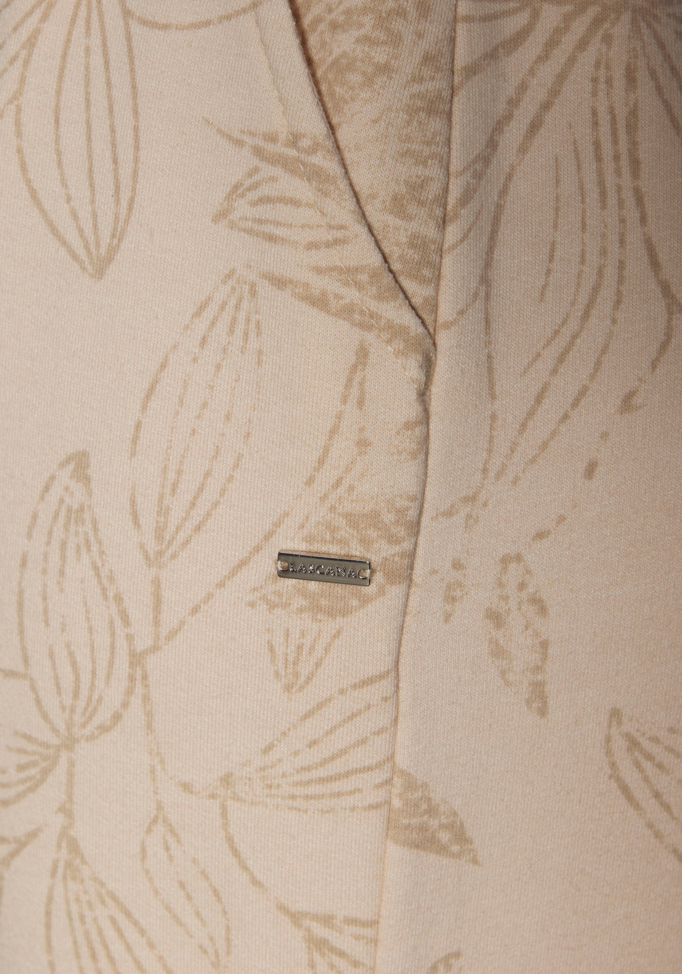 LASCANA Loungehose in beige-allover-gemustert