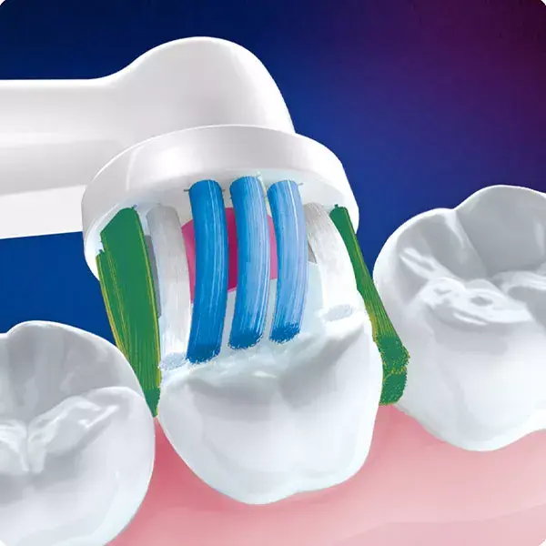 Cabeças de escova Oral-B 3D White com tecnologia CleanMaximiser, 3 unidades